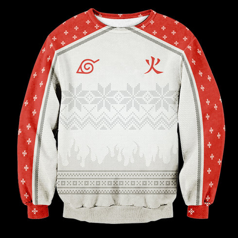 Personalized Konoha Hokage Unisex Wool Sweater